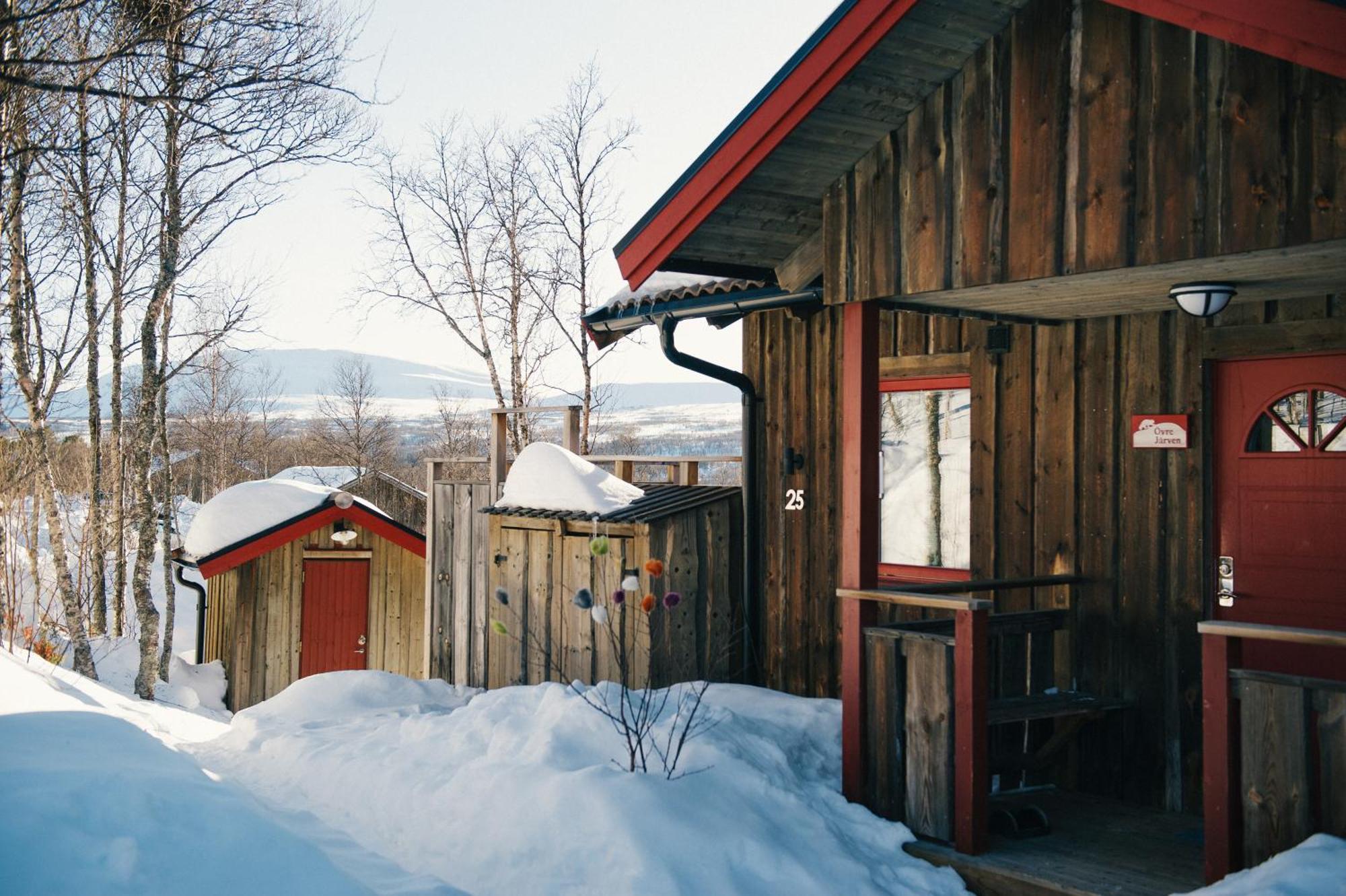 Villa Fjaellfrid Stugby Bruksvallarna Esterno foto